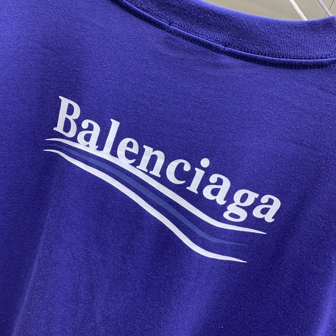 激安ファッションブランドBalenciaga バレンシアガ 極美品 半袖 Tシャツ コットン 2103AAJ95-BAT015